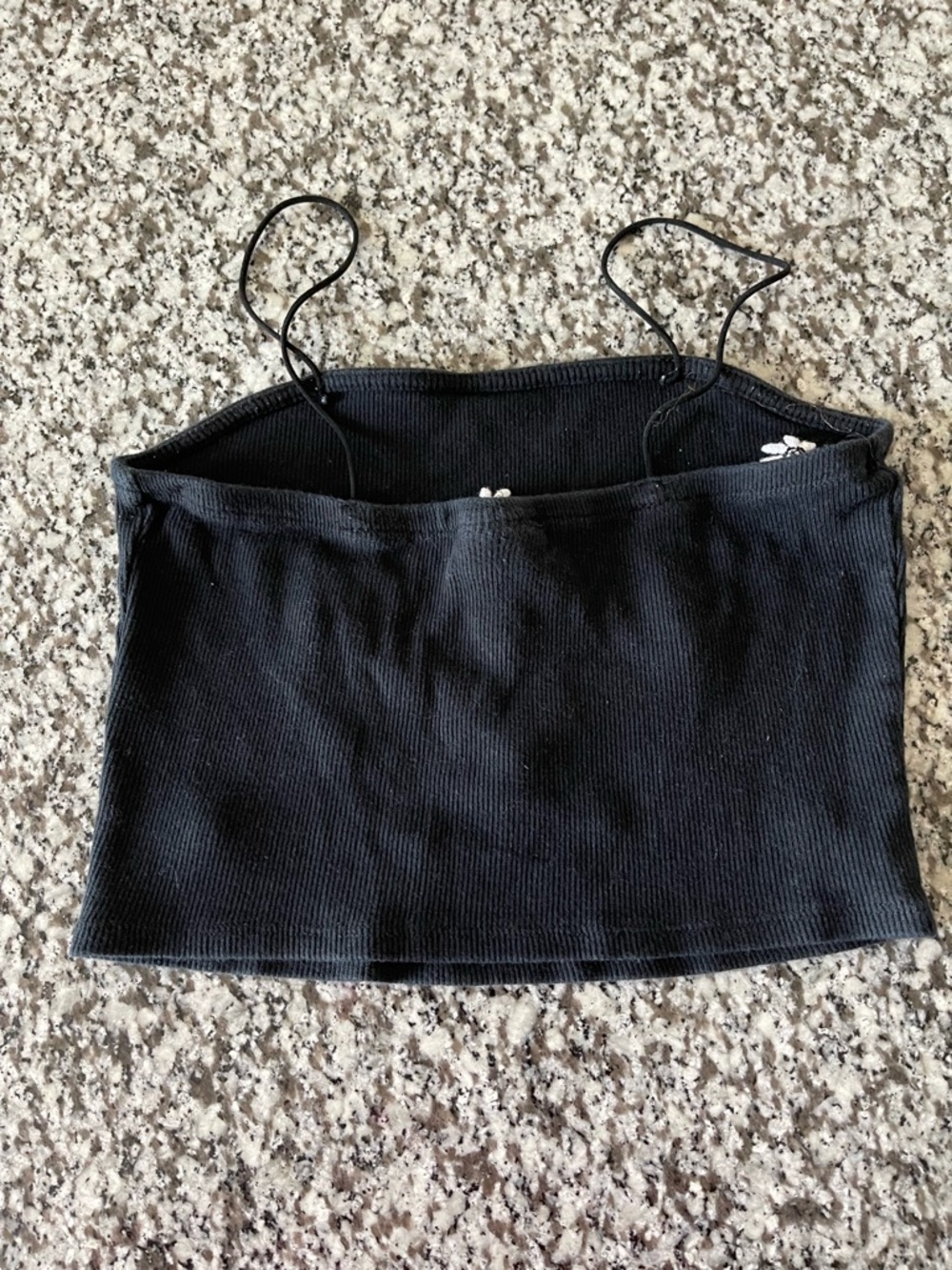 Rue21 Black Daisy Embroidered Cami - Picture 2 of 4
